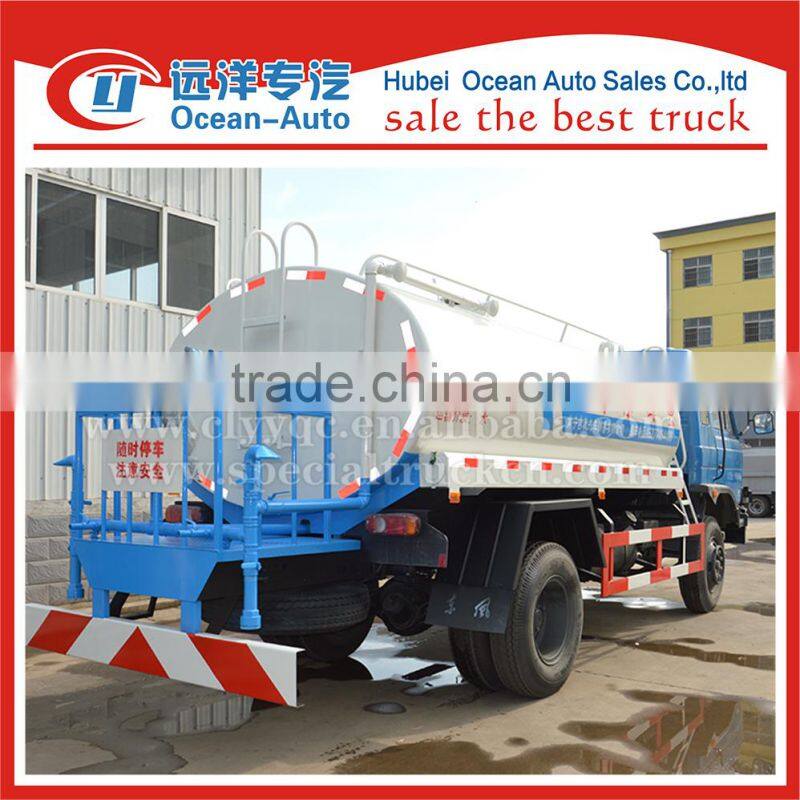 Dongfeng 4X2 manual gearbox 10000L water tankers price