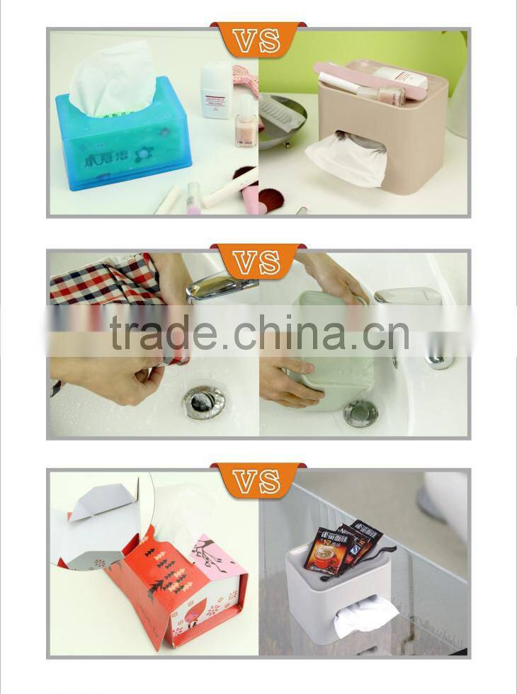 Multifunction Desktop Pumping Tissue Box storage Tray