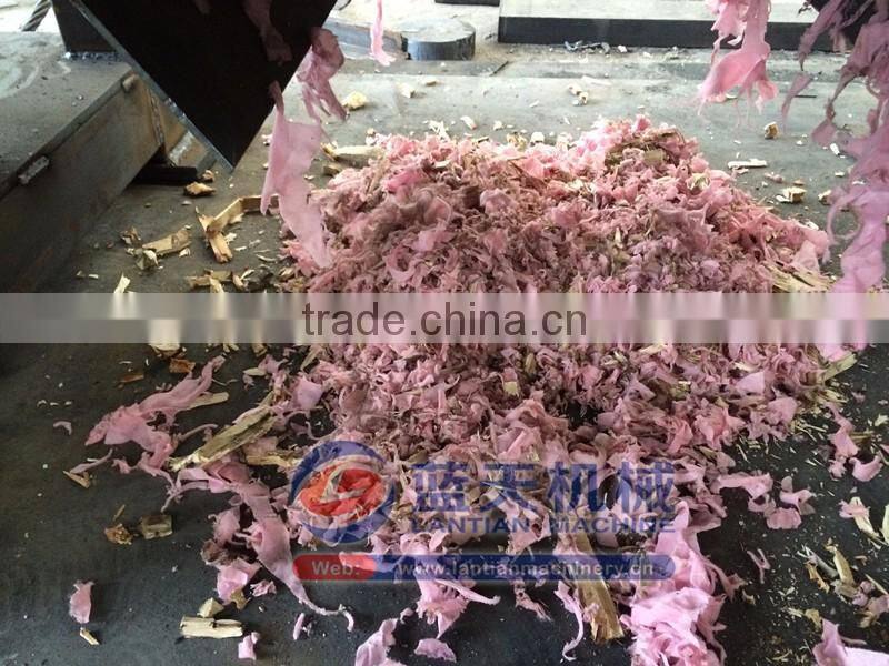 with high strength of Double shaft metal shredder machine