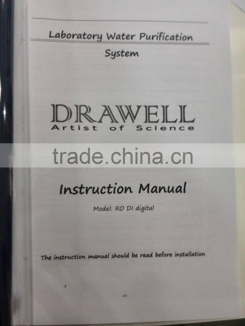 Smart RO DI/RO DI digital series water purification machine with deionized water system,2016 new