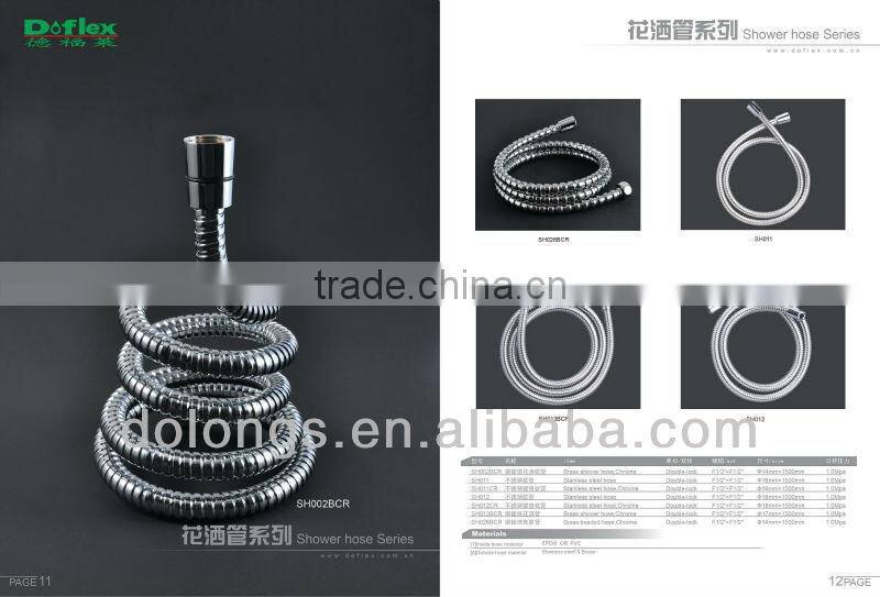 304# Stainless Steeel Shower Hose ,Rotational Nut,Double-lock 1.5m-2.0m ACS Certification