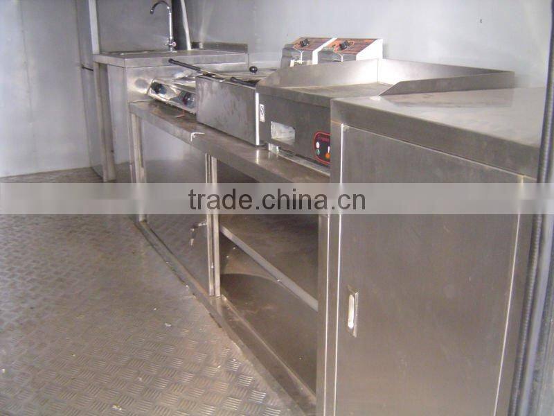 Catering trailer Mobile Kitchen truck trailer fast food trailer