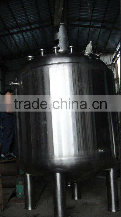 Vertical type Stainless Steel cosmetic mixing tank
