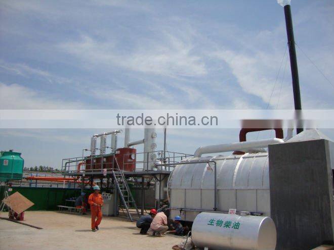 environmental Distillation equipment for pyrolysis oil refining from waste tyres