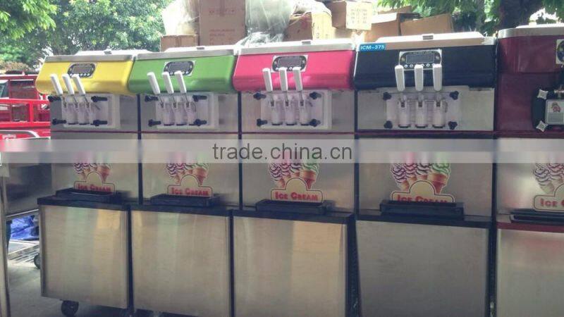 Cheap 2*6L soft ice cream maker ICM-370
