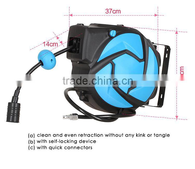 Promotional Products CBRL Auto retractable air hose reel 40ft accept custom color