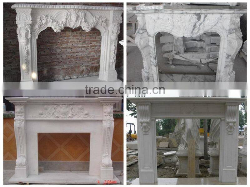 High Quality Shan'xi Black Granite Fireplace Surround