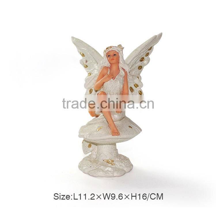 Home decorate resin sexy angel fairy figurines