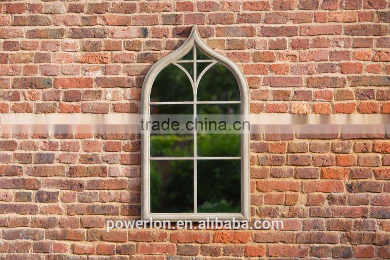 Rustic Garden Outdoor Wall Mirror Chapel Window Design