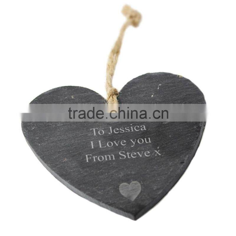 decorative Natural Slate Hanging Sign ,welcome Plaque