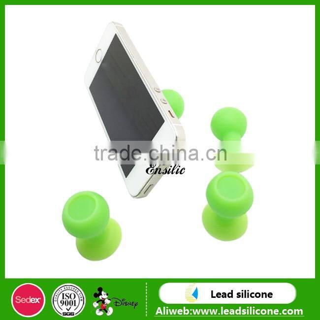 2017 Universal flexible silicone phone stander /Magnet Silicone Phone Stand/universal cable holder for smartphone