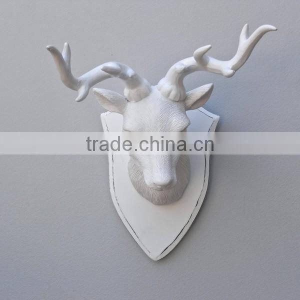 table decorative white horse head sculpture for horse festival