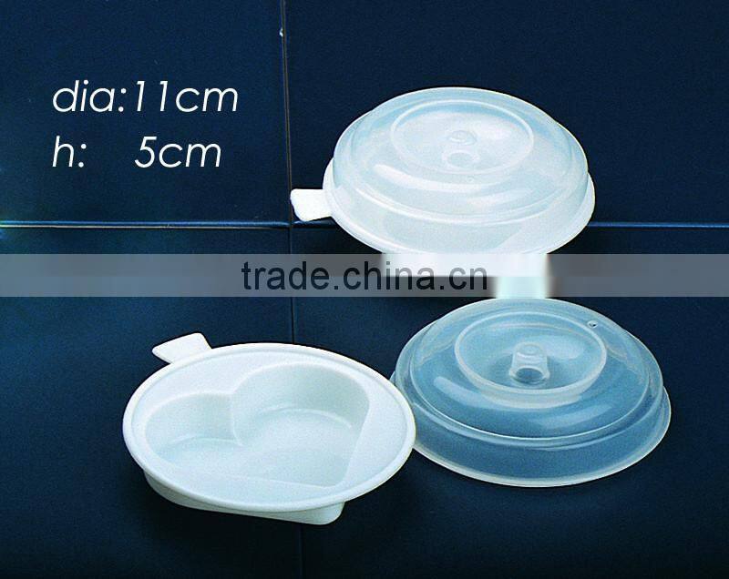heart shape plastic egg steamer