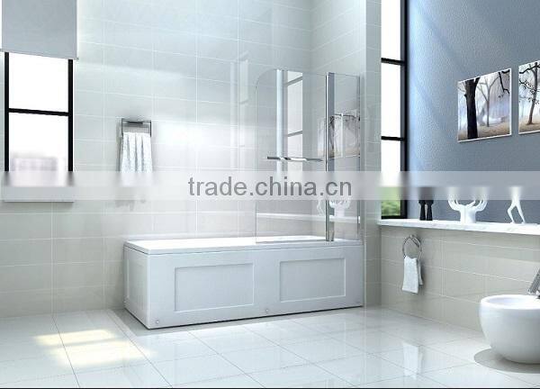 Hinged Shower Screen For Bath Tub