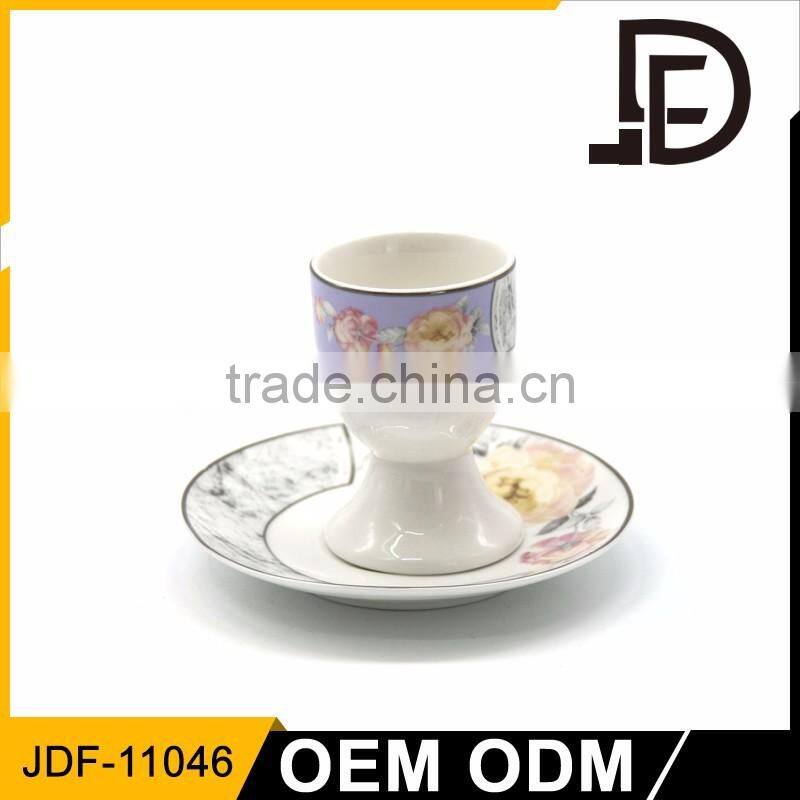 2017 New popular 6 pcs tea cup saucer set,arabic tea cup set, turkish cup and saucer