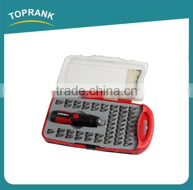 Toprank Alibaba Trade Assurance Wholesale 50pcs Stubby Mini Rechargeable Screwdriver,Electric Precision Screwdriver Set