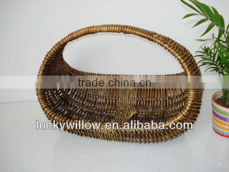 willow gift basket with handle&fruit and vegetable basket