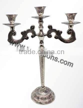 Wedding Candelabra in Silver Finish