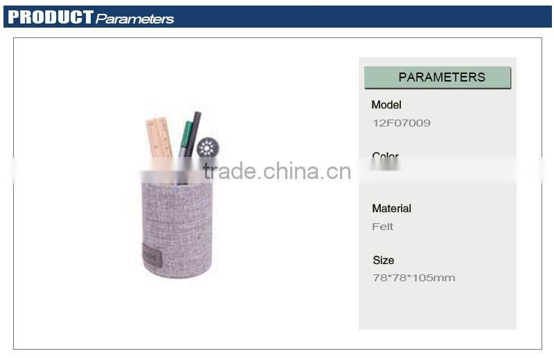 Round Gray Felt Beautiful Vape Pen Holder