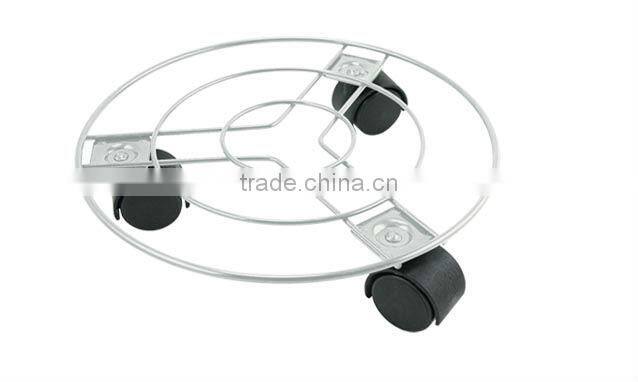 HIGH QUALITY home removable metal flower shelf Plant Trolley wheel flower shelf