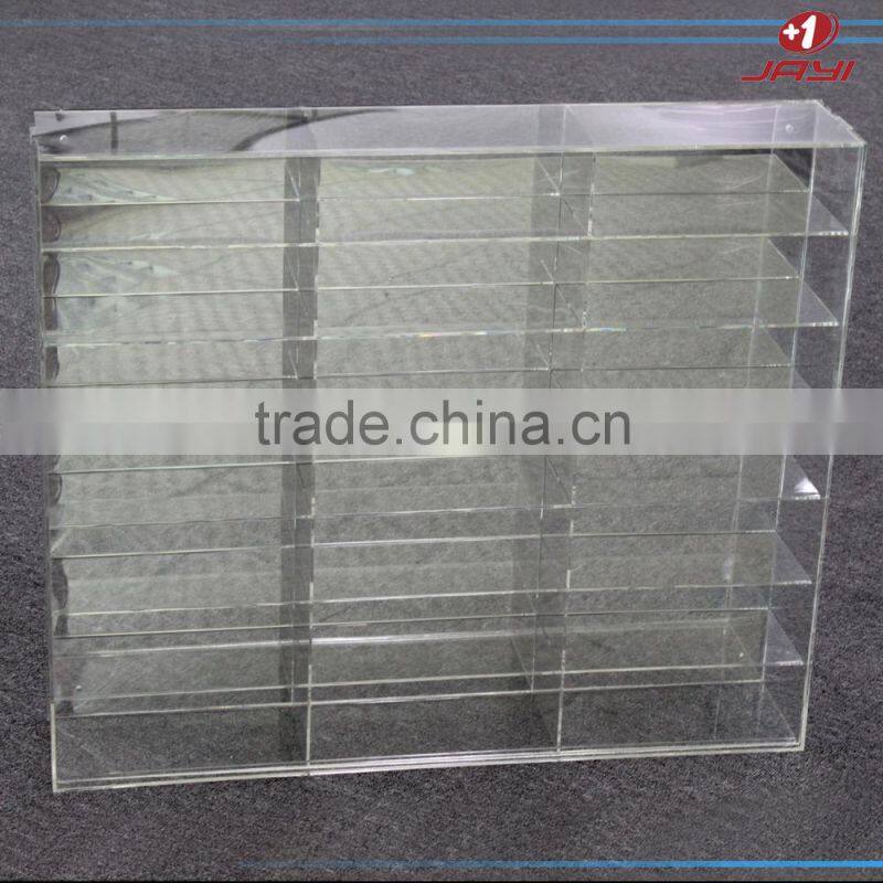 China wholesale wall mounted crystal clear acrylic lucite plastic 1:64 car model display case