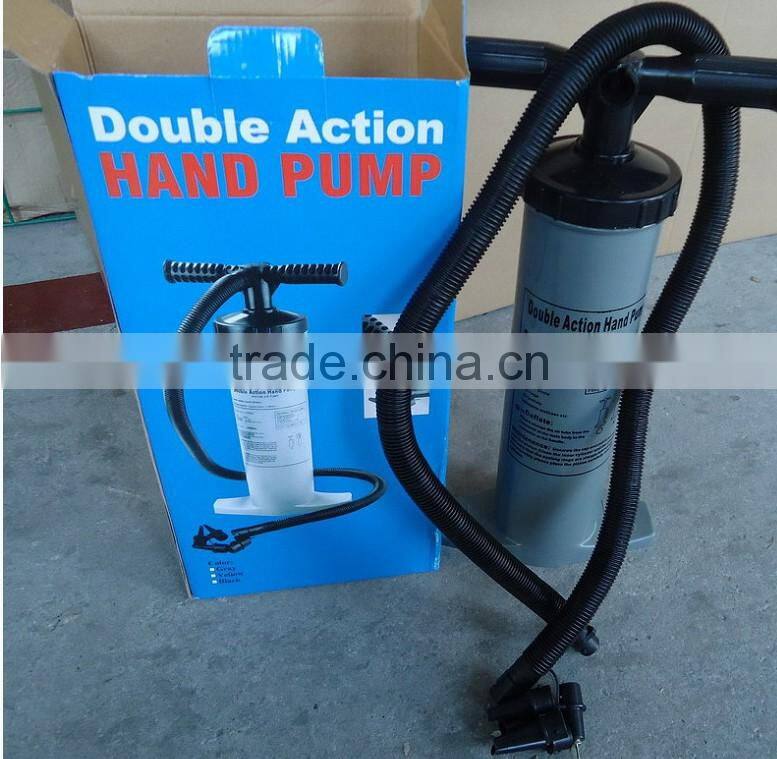 Hot sale double action infalte and deflate hand air pump P111-20