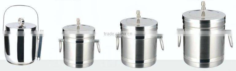 Starred Hotel guest room stainless steel ice bucket