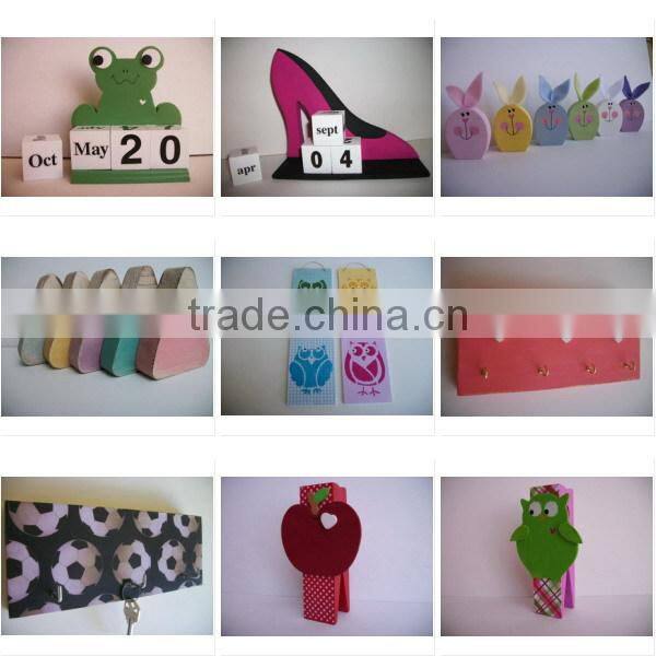 high quality new custom mini wooden owl manufactures of clothespin with spring made in China