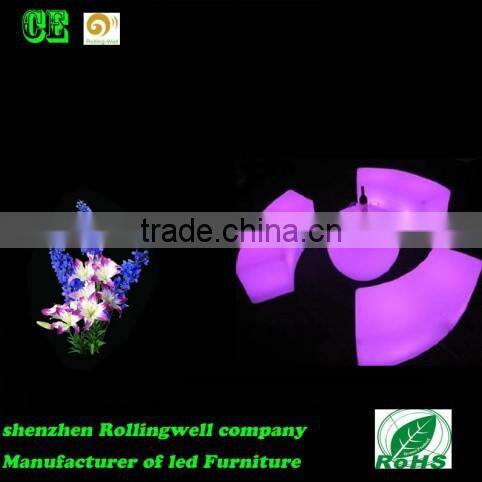 snake led bar bench stool seat for garden/party/nightclub