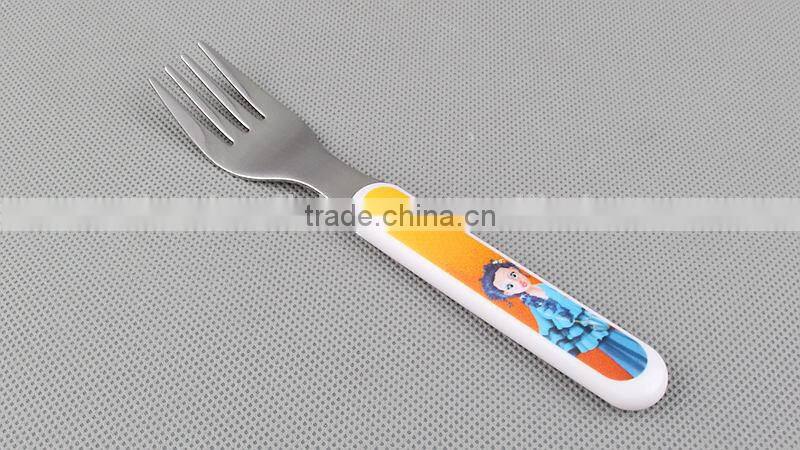 Stainless Steel Kid's Spoon and Fork / Kid's utensil in good design