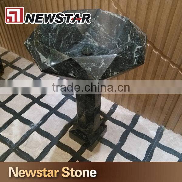 Marble Pedestal basin Art wash stone basin