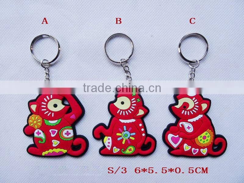 2016 russia monkey keychain for new year souvenir