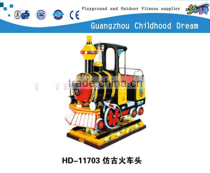 (HD-11703)Classic Train Locomotive Electric Rock Machine game machine for game center