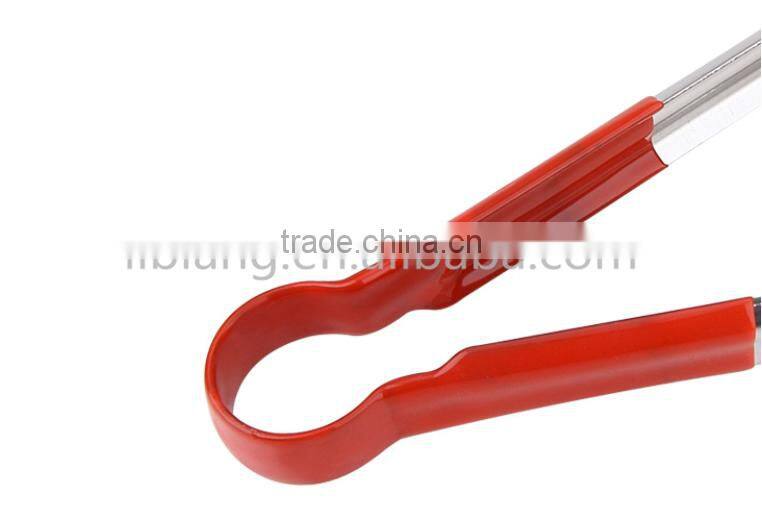 stainless steel bbq food tongs/ bread tongs /salad tongs