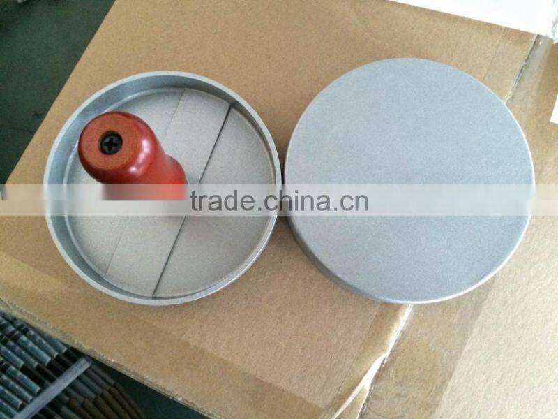 cheap price aluminum die casting wood handle mini Single Homemade patty Burger press