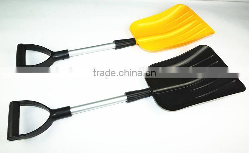 heavy duty plastic long handle snow shovel