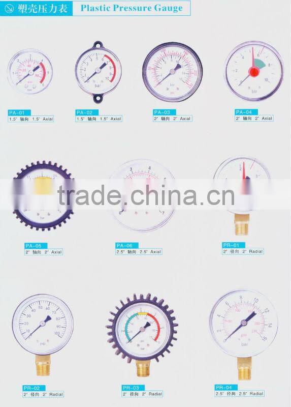 Plastic Pressure Gauge