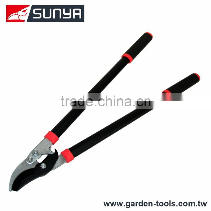 Agricultural lever drive bypass lopping shear