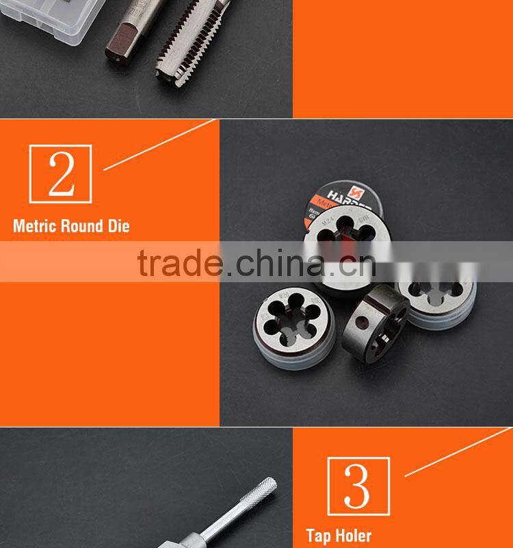 Professional 20PCS Alloy Steel Tap And Die Set