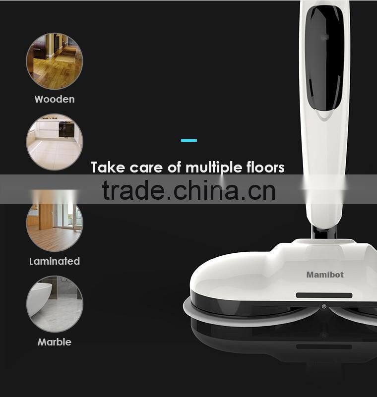 Electronic spin mop floor polisher mop and floor buffer