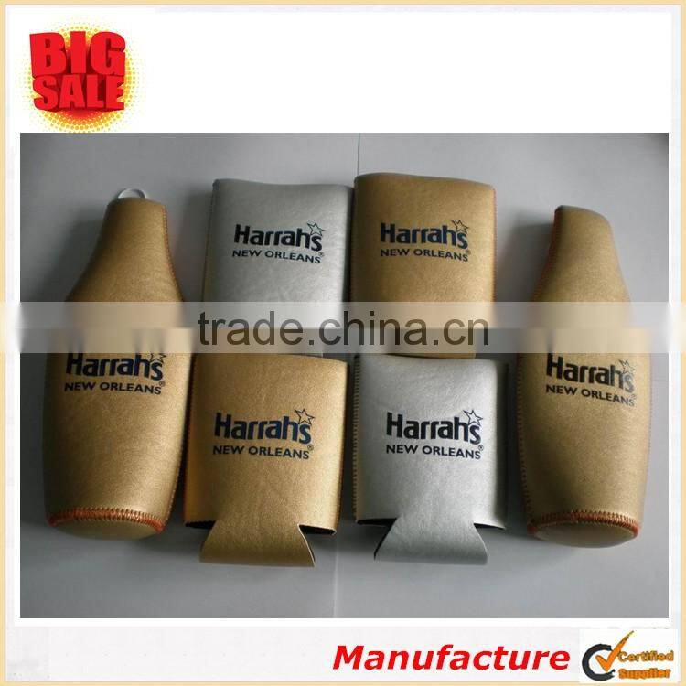 2018 World Cup Cheap Bottle Sleeve Neoprene Collapsible Zipper Bottle Multi-style Beer Cooler for Keep Beer Cider Water Cool