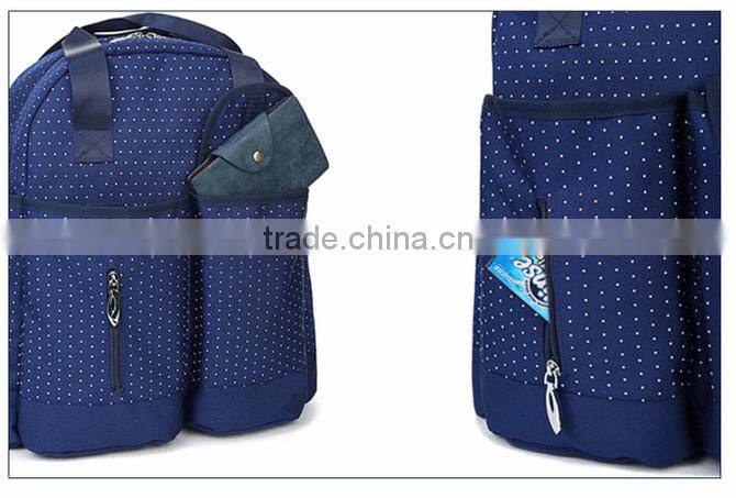 Fashion & cute dots child diaper backpack