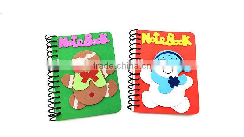Christmas Foam spiral notebook