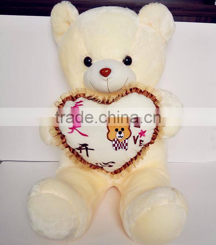2015 hot sale customized life size teddy bear for girlfriend