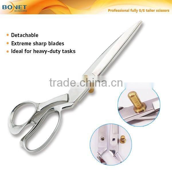 STA0002 12" Professional fully germany stainless steel tailor scissors 12