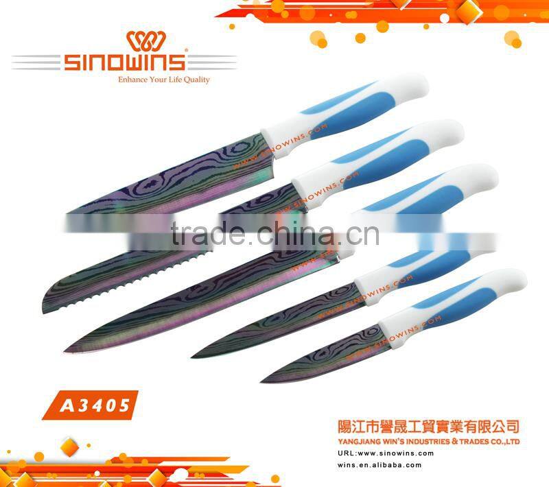 Stainless Steel Metal Type kitchen knife set