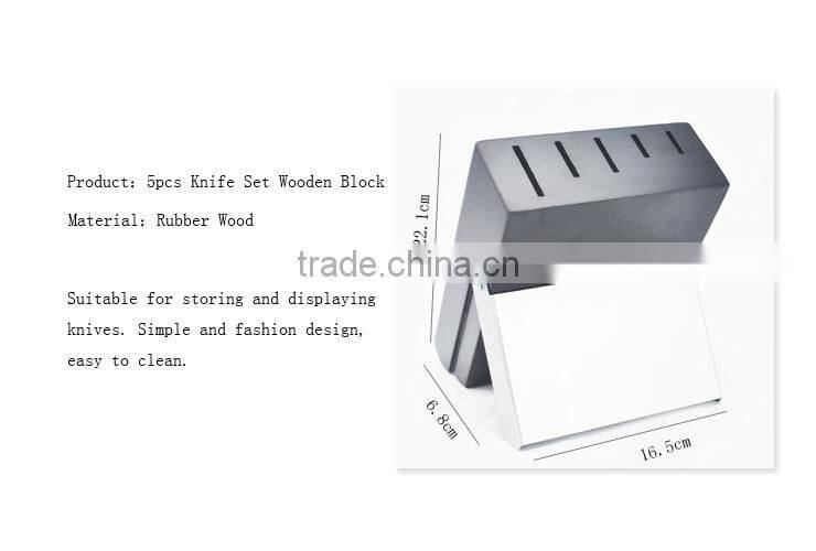 11pcs Kitchen Knife Set With 3CR13+Pakka Wood+Forged