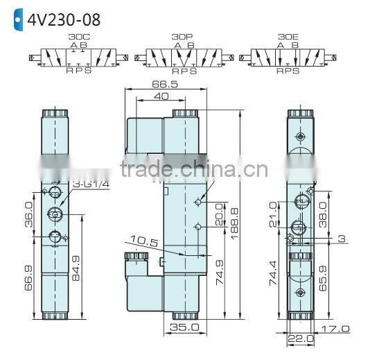 4V200 delphi control valve with high quality