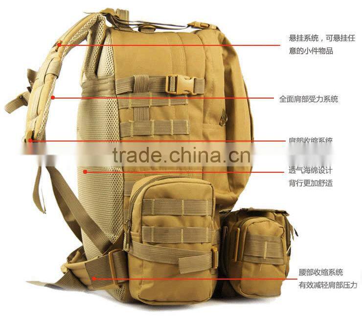 NEW3 DAY BIG OUT BAG PACK BACKPACK + 3 POUCH SET