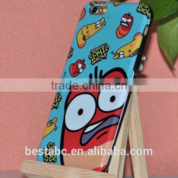 Frosted TPU stand phone accessory for iphone 6 , for apple iphone 6 case